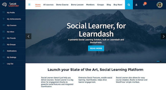 social-learner-buddypress-theme