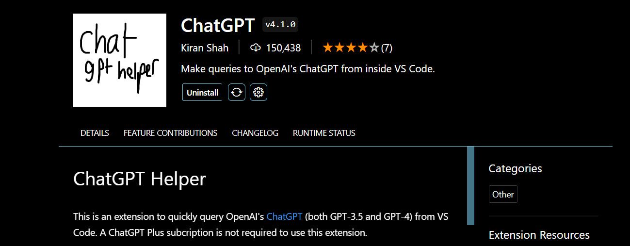 chatgpt-helper-extsnion-vs-code