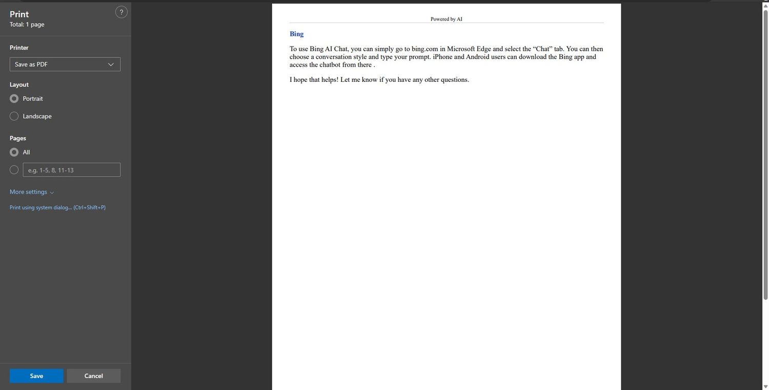 export-bing-ai-chat-as-pdf