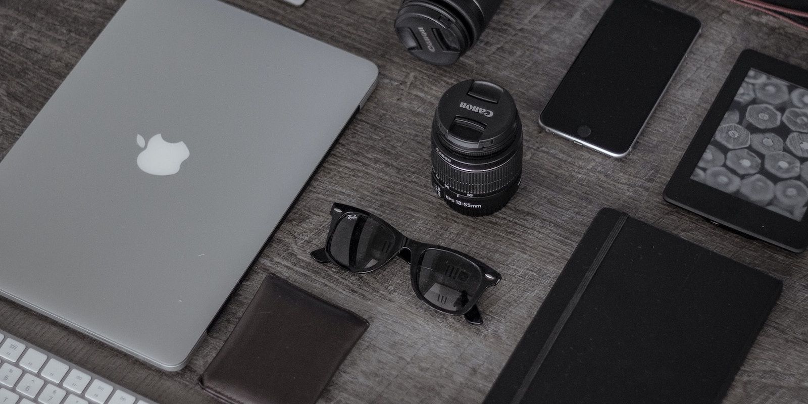 various-gadgets-on-table