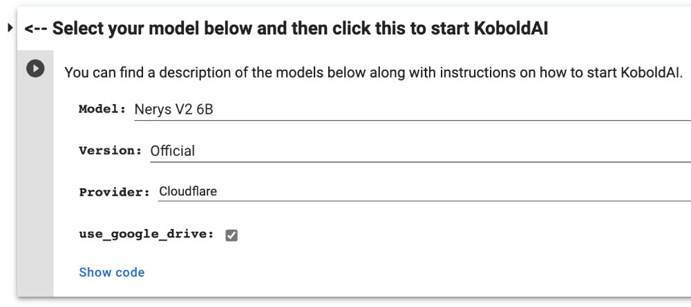 Kobold-AI-Choose-Model