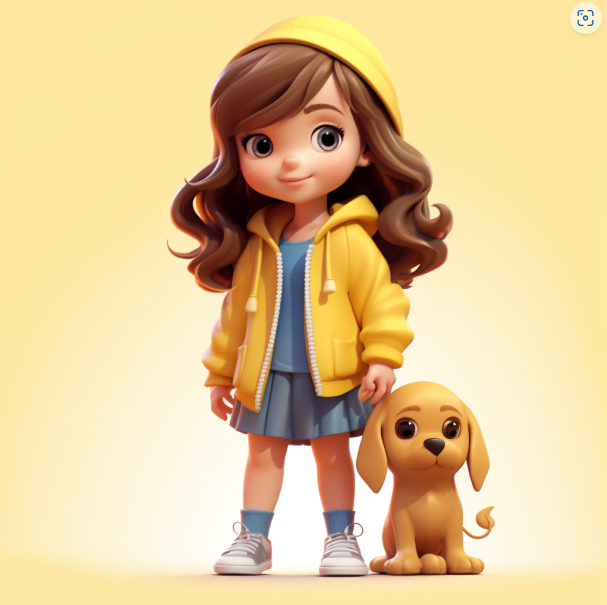 girl-with-dog